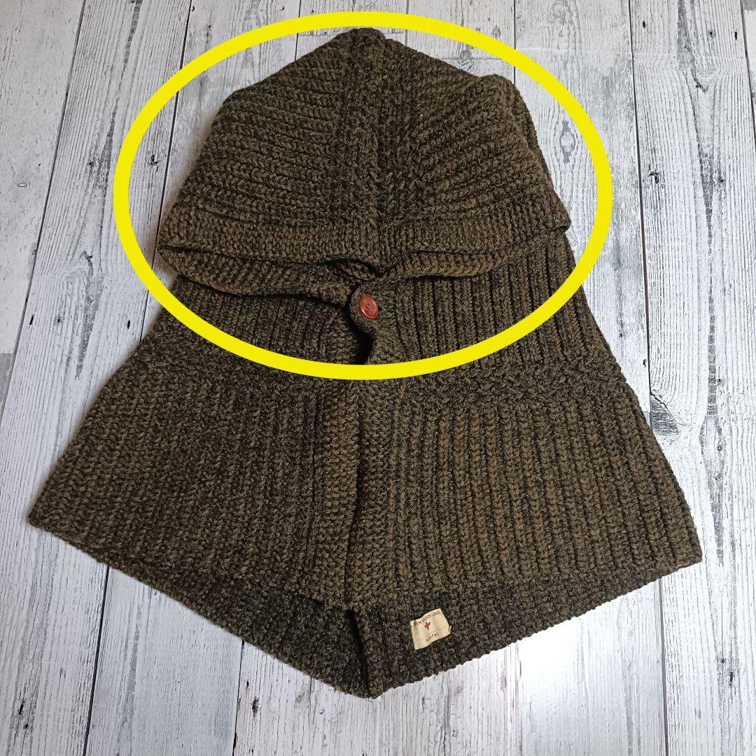 【USED】Kapital ミリタリー ニットケープ