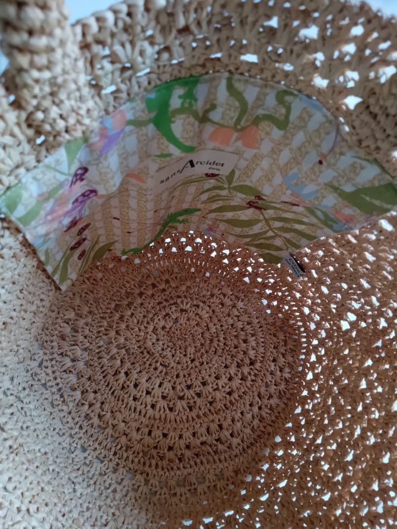 と*み様 美品　サンアルシデ　ラフィア　かごバッグ　ヘレンカミンスキー好きに