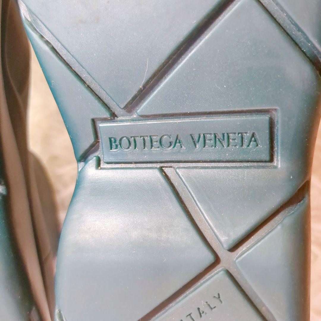 美品 BOTTEGA VENETA (23cm) ボッテガ パドルブーツ 緑