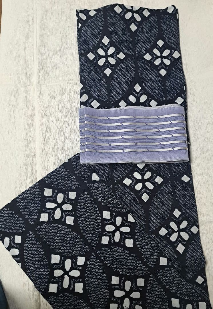 有松絞り 絞り浴衣 超美品 150/64