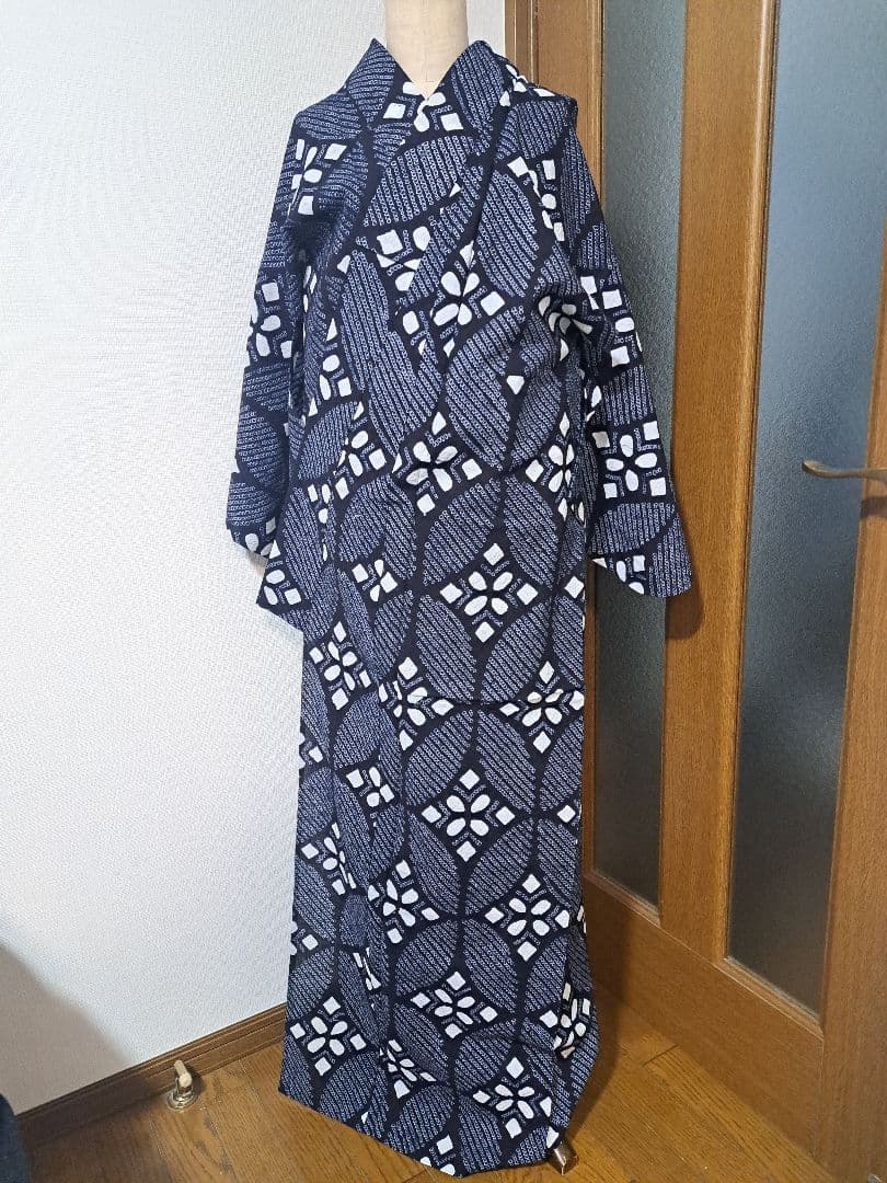 有松絞り 絞り浴衣 超美品 150/64