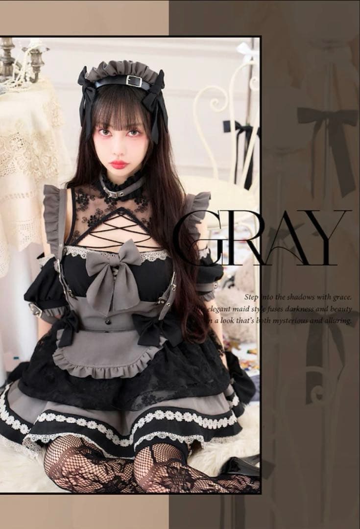 ラルムノワールメイドコスプレ 10点セットMalymoon/マリームーン 完売品