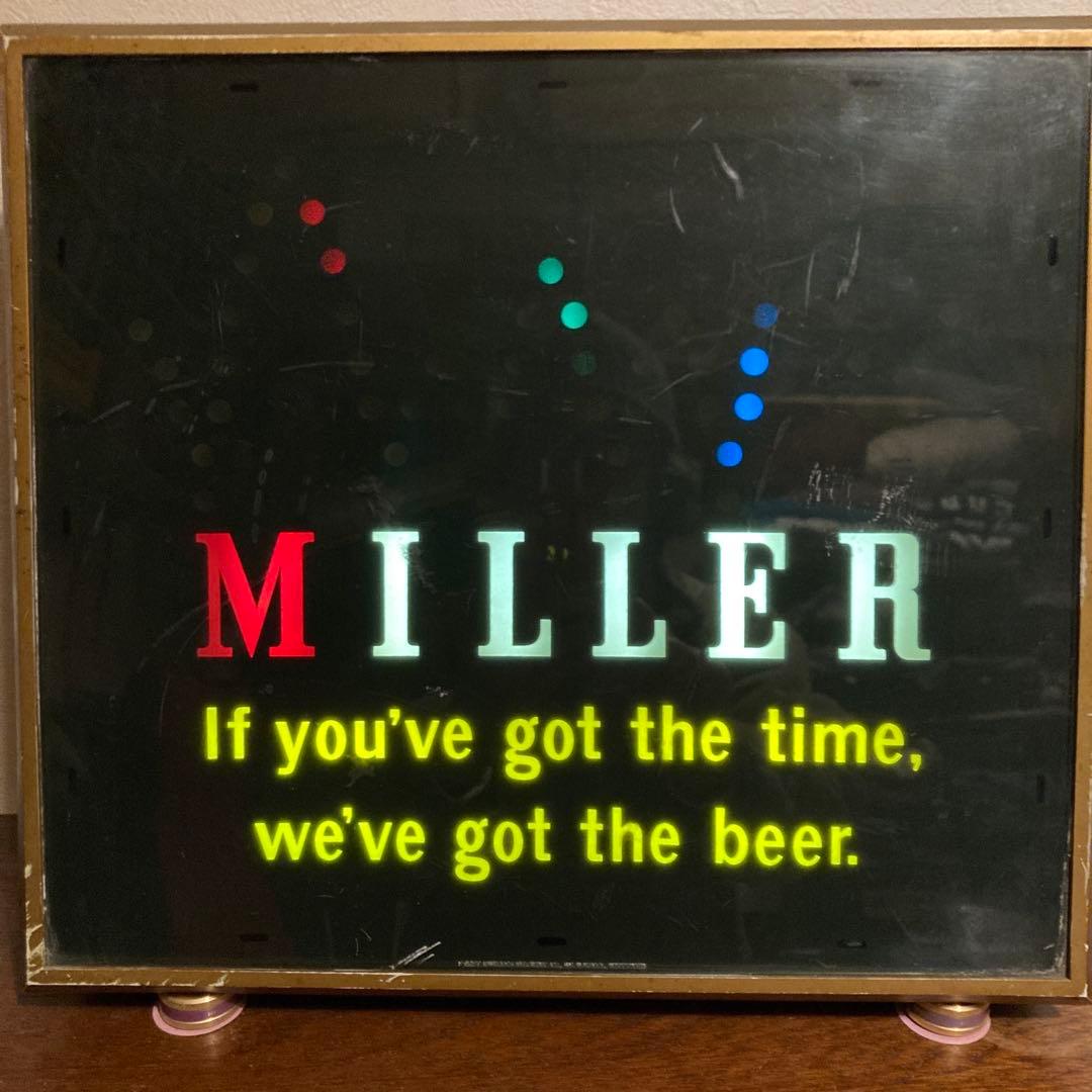 ヴィンテージ Miller high life バウンスボールモーションサイン