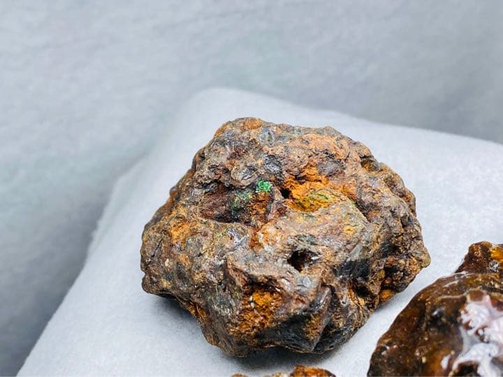 パラサイト隕石　原石　542g セリコ隕石　隕石　石鉄隕石　メテオライト