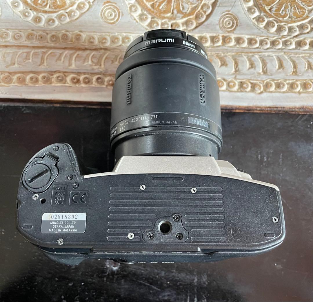 MINOLTA Sweet 一眼レフカメラ TAMRON望遠レンズ付き