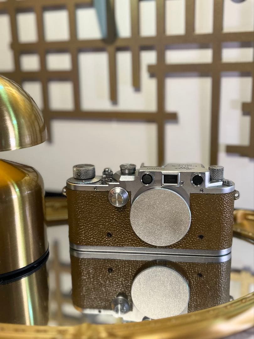 Leica バルナックライカ IIIc「段付き・赤幕」革張替え