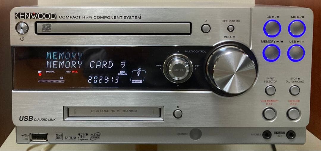 上級機ケンウッドHi-Fi コンポRD-UDA77・スピーカーUDA77【綺麗】