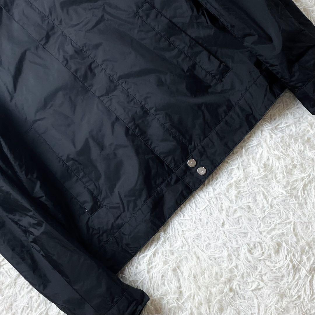 11未使用級 HYDROGEN ハイドロゲン ナイロンジャケット ゴルフ M 黒