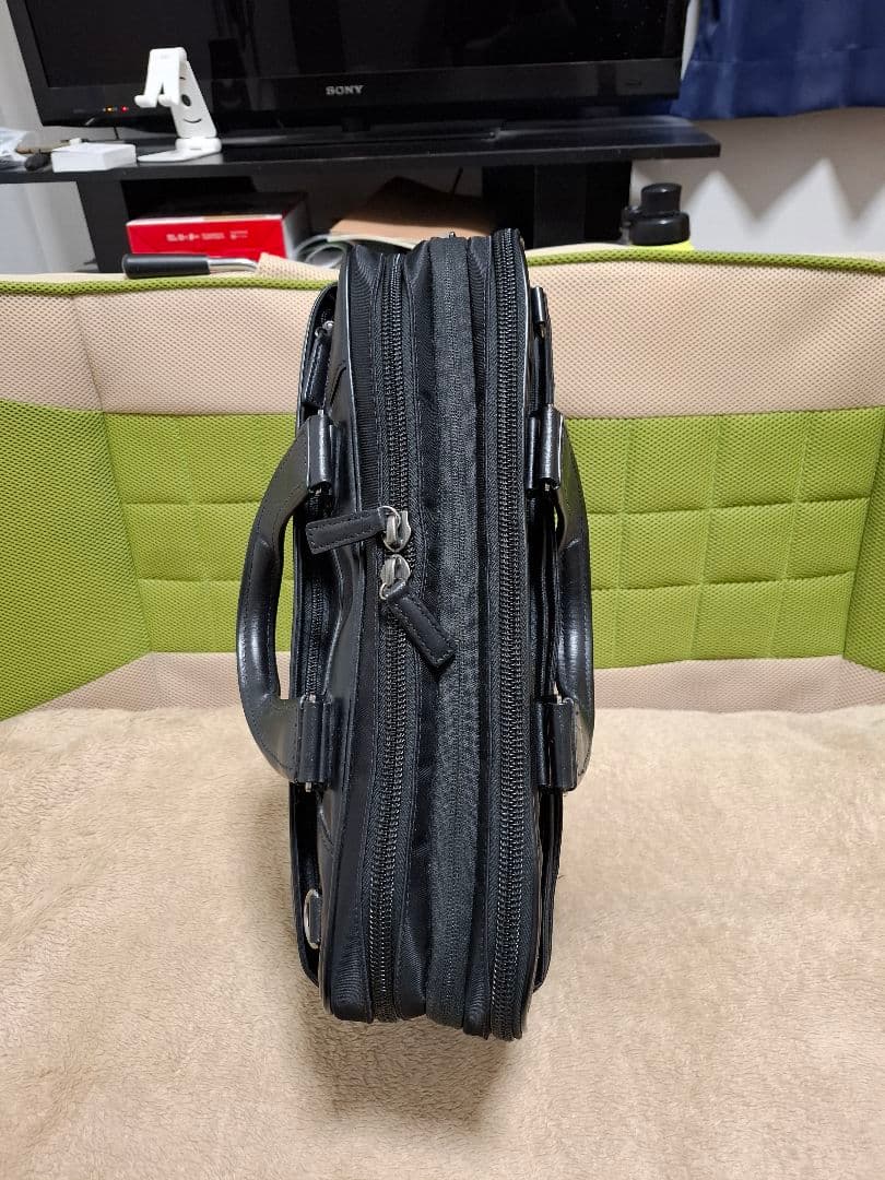 美品!サムソナイト エピッド3 ブリーフケース エキスパンダブル フルブラック