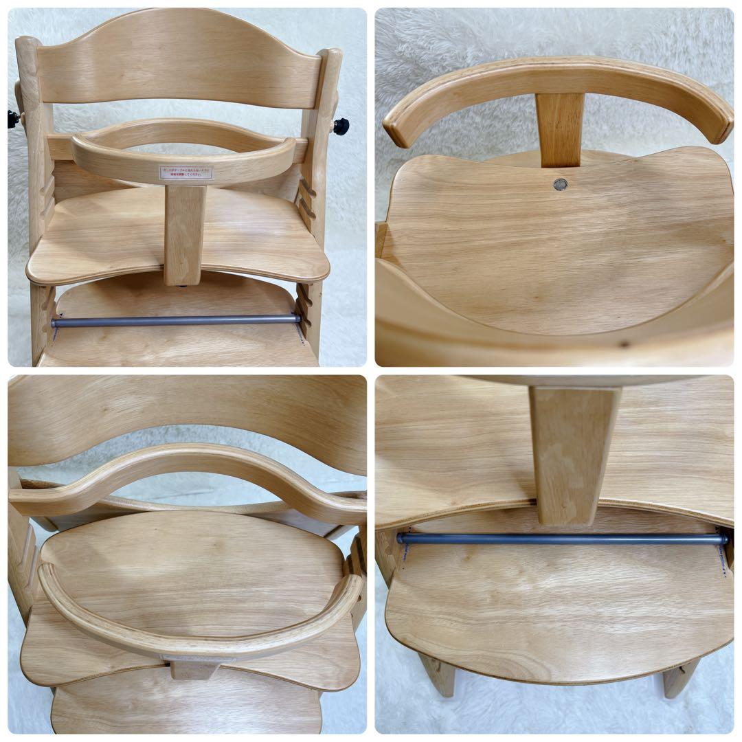 【美品】【付属品有】 大和屋 すくすくチェア イーエヌ テーブル&ガード付