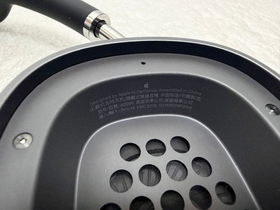 良品　2024年2月購入品　Apple AirPods Max スペースグレイ