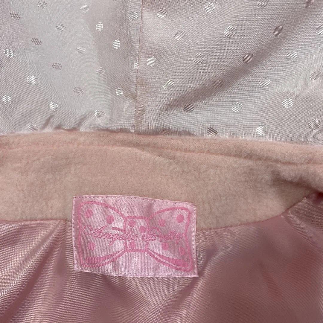 ANGELICPRETTYくまみみポンチョケープコートピンク