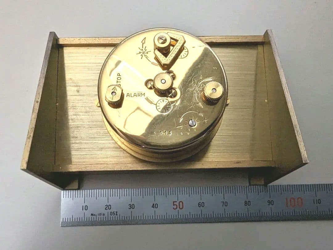 ジャガールクルト 置き時計 RECITAL8 珍しいスクエア型