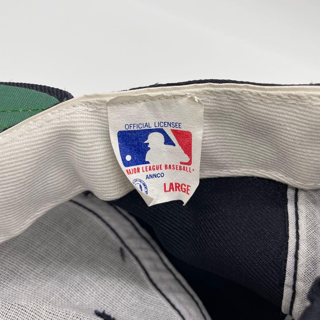 【超希少】80s ヤンキース キャップ ANNCO つば裏緑 ビンテージ 美品