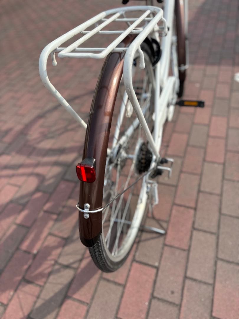 前籠/後子供載せ仕様・ママ(パパ)チャリ(27㌅)配達でもお引き取りでも可能です