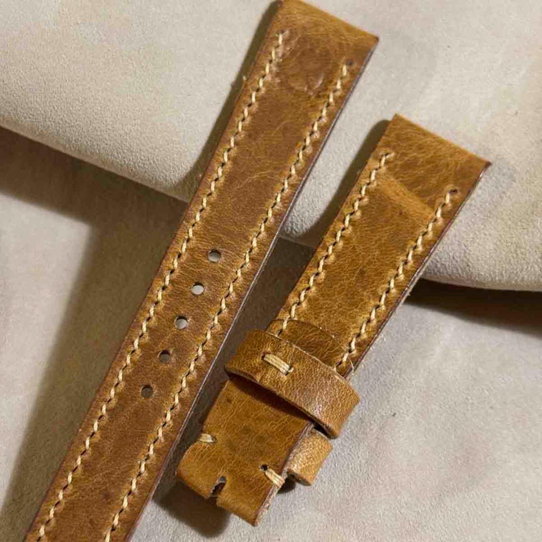 hor-228 HORWEENダービー ナチュラル 腕時計ベルト ラグ幅19mm
