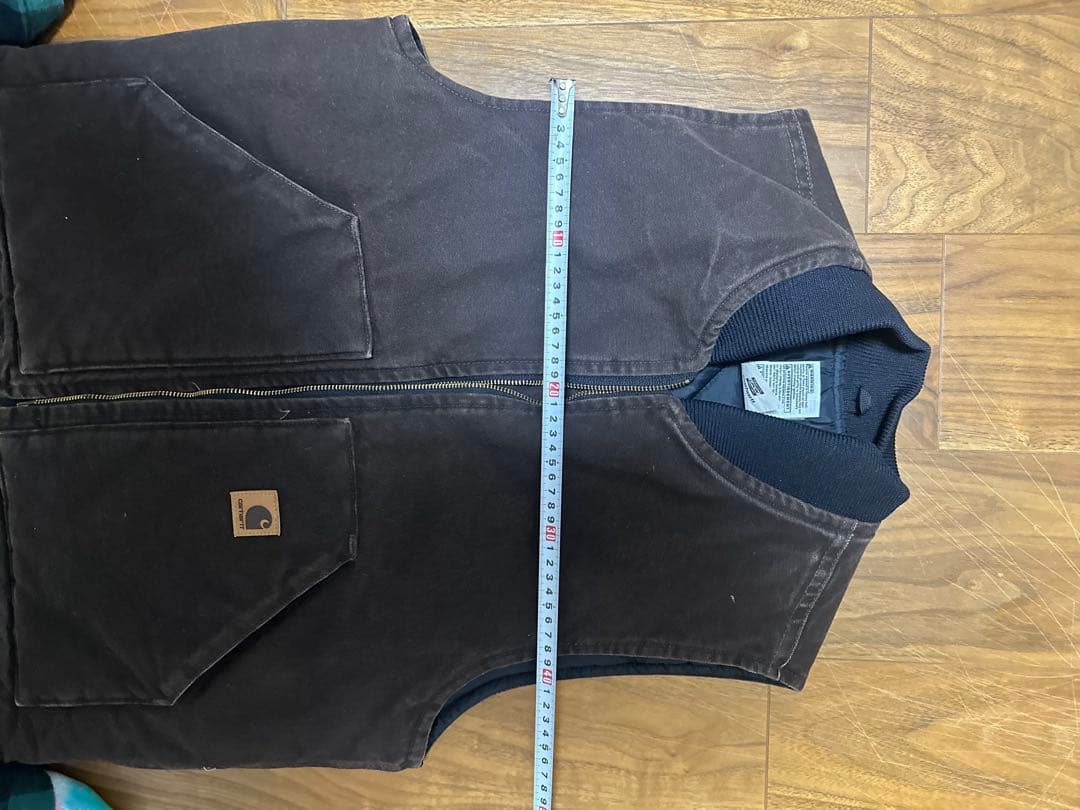 Carhartt ダークブラウン ベスト Medium