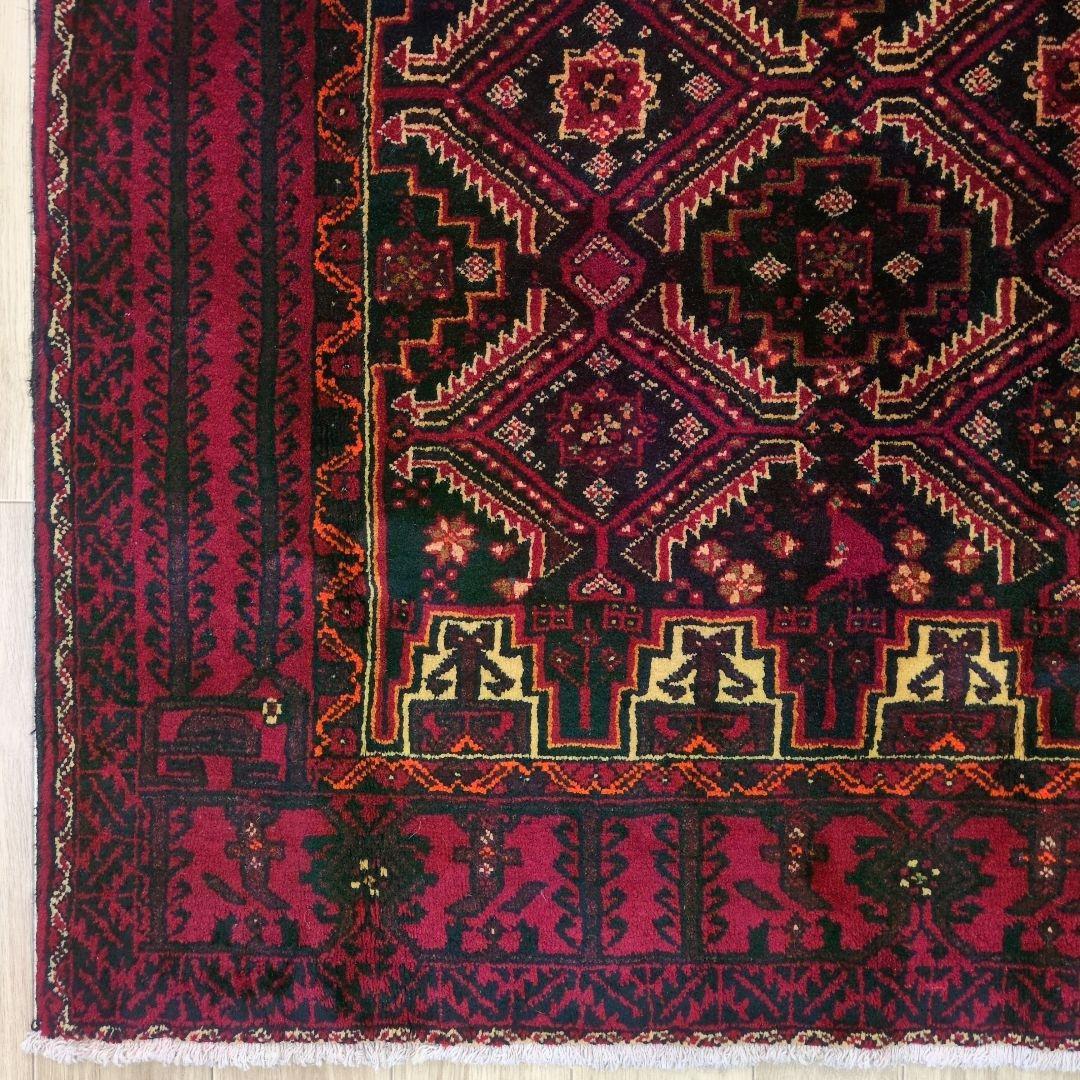 ペルシャ絨毯 バルーチ 手織り 240x118ｃｍ ウール balouch