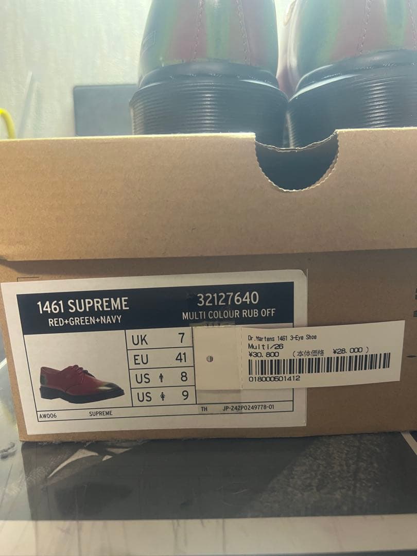 Supreme × Dr.Martens 1461 3Eye Shoe US8
