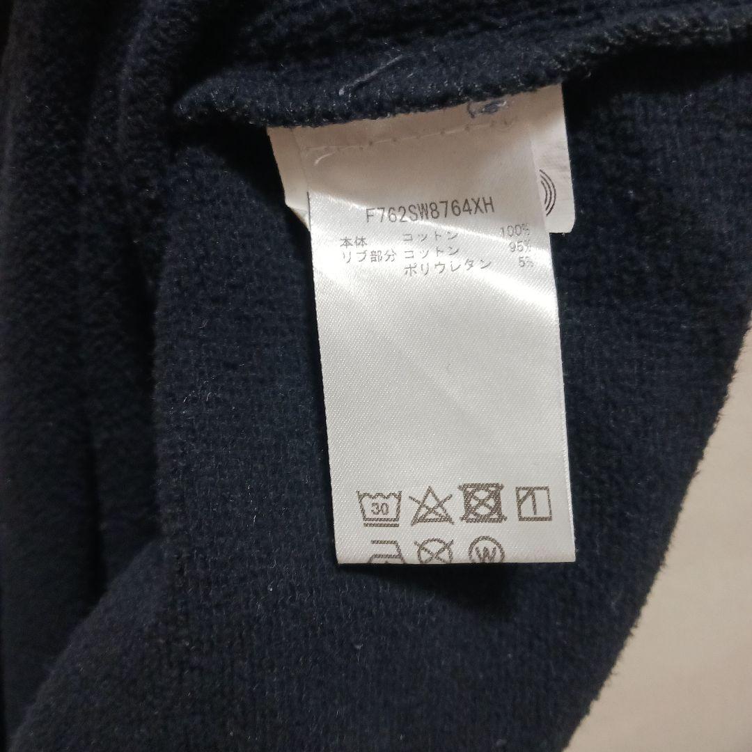 【KENZO PARIS】 刺繍デザイン スウェット XL ブラック