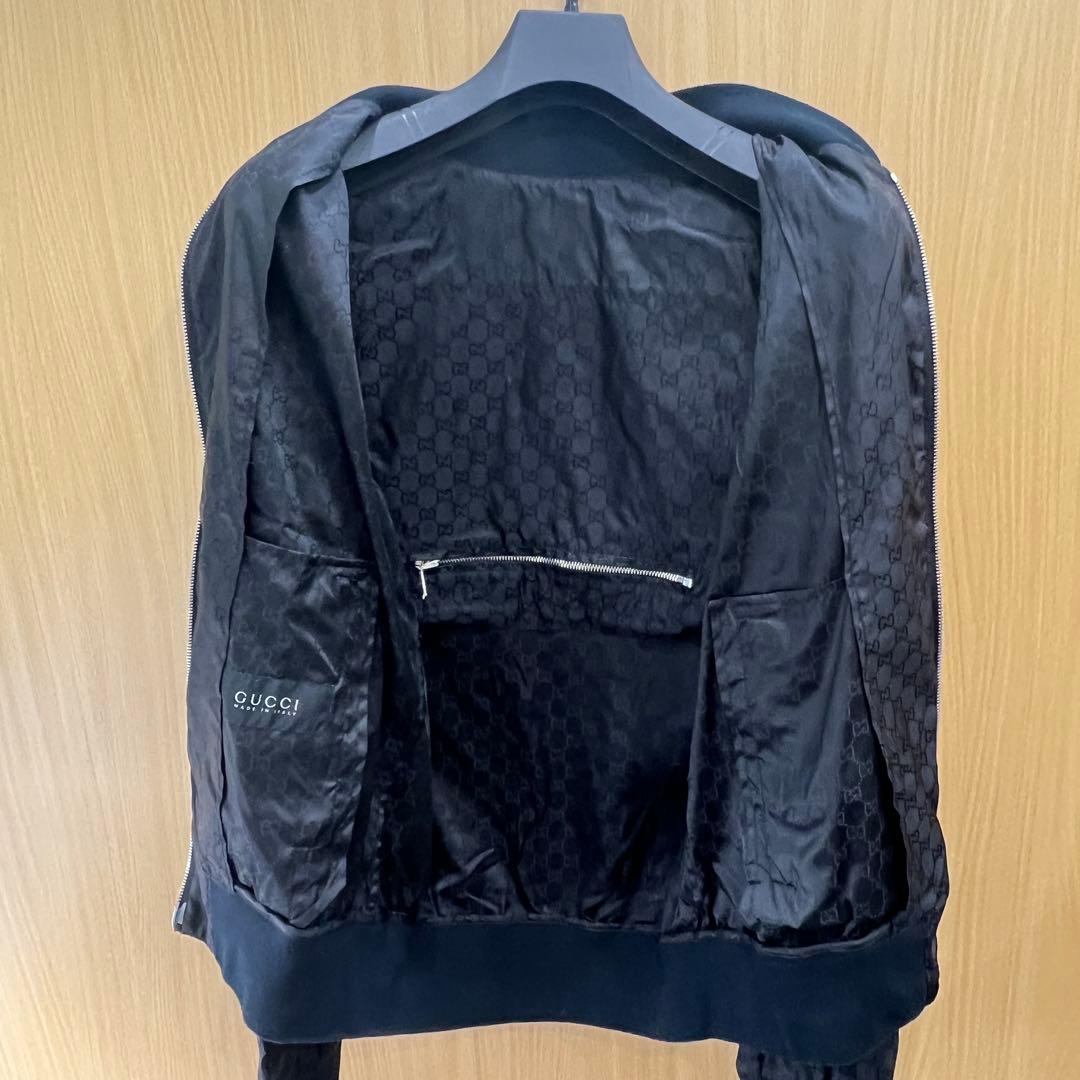 【超レア】48 GUCCI ブルゾン　GG総柄　グッチ　ナイロン　ジャンパー