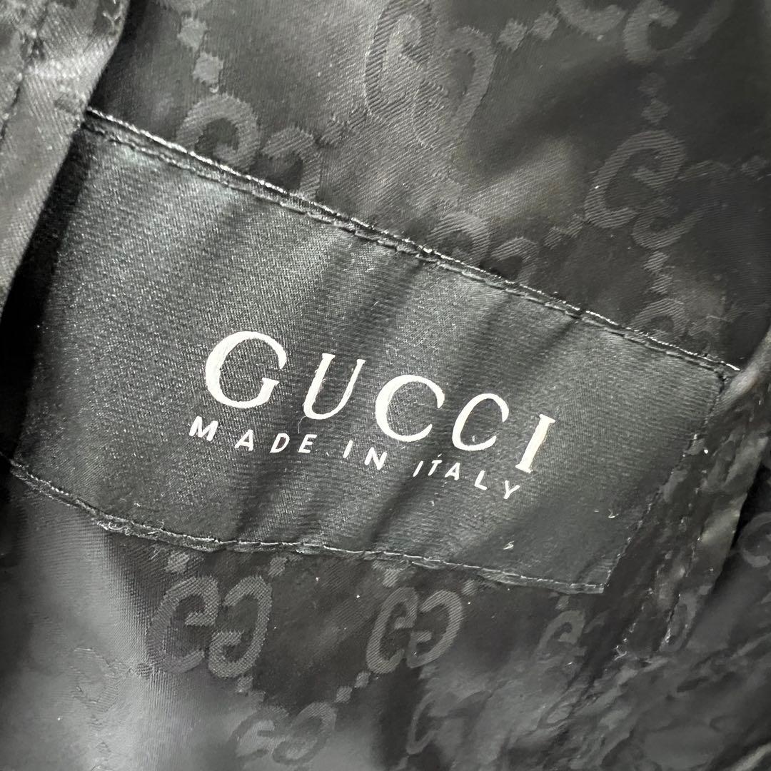 【超レア】48 GUCCI ブルゾン　GG総柄　グッチ　ナイロン　ジャンパー