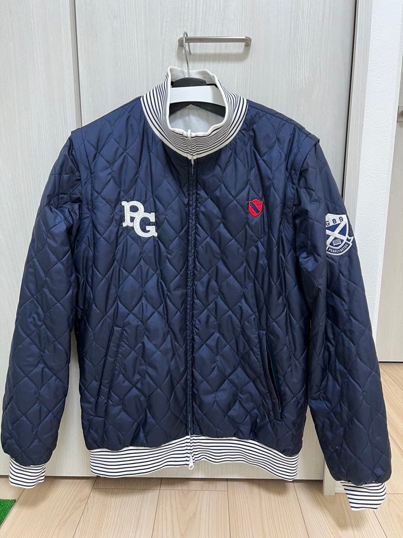 パーリーゲイツ　4WAY PERTEX QUANTUMリバーシブル中綿ブルゾン