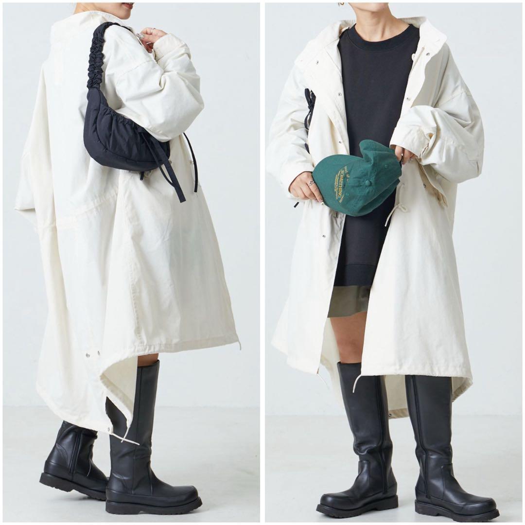 FREAK'S STORE/モッズコート キルトライナー付きモッズコート 白