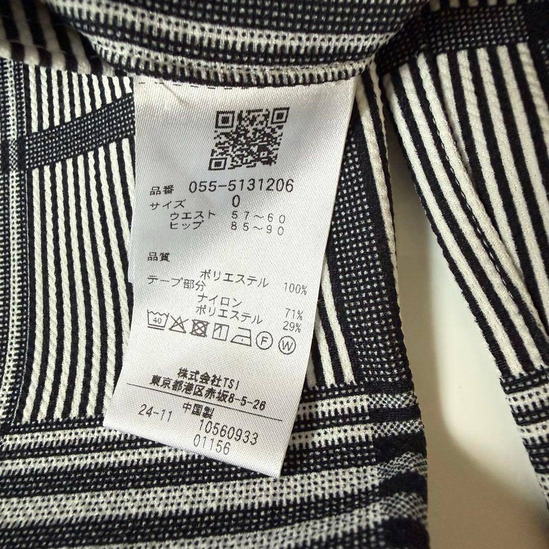 パーリーゲイツ　2025 spring チェック　ゴルフ　パンツ　サイズ0