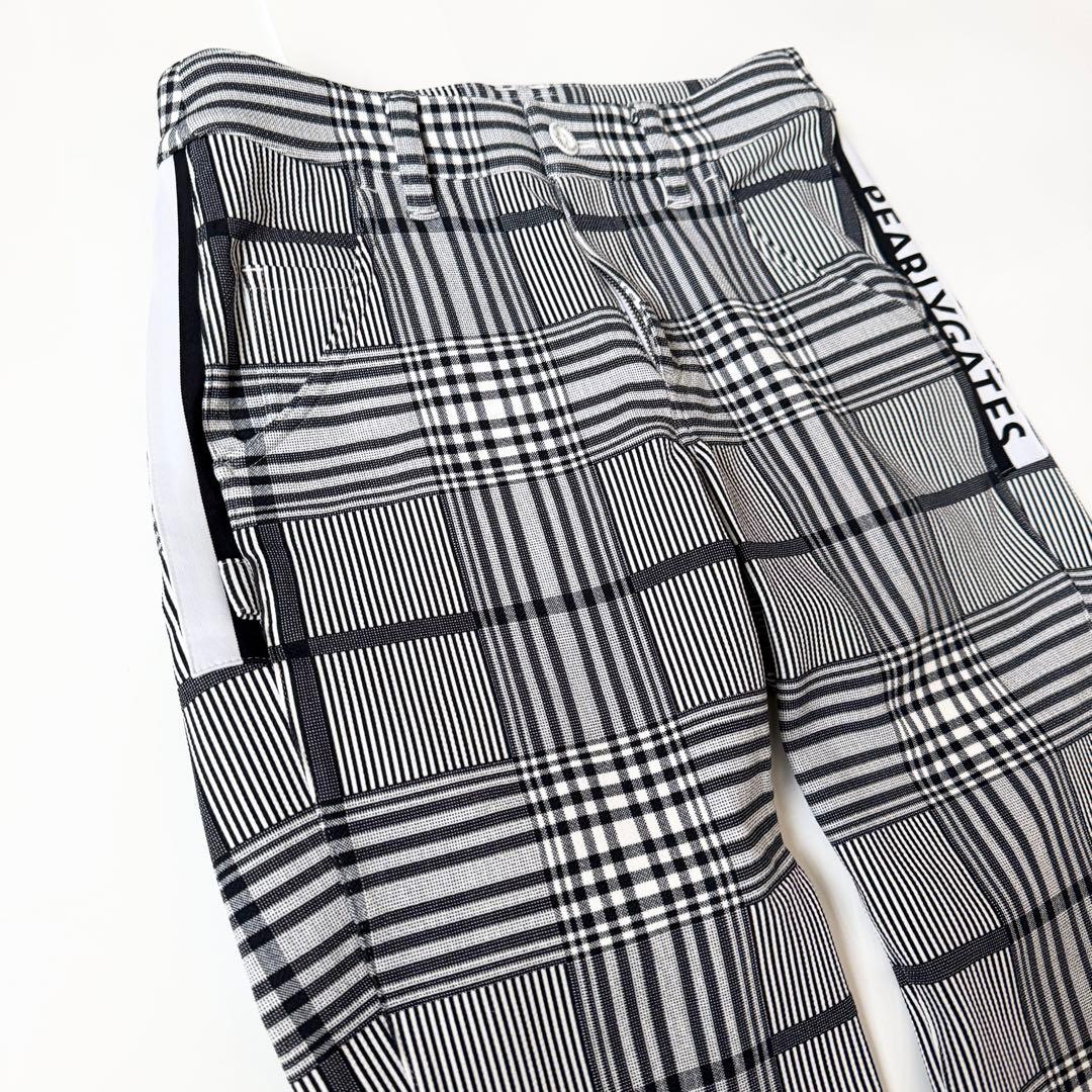 パーリーゲイツ　2025 spring チェック　ゴルフ　パンツ　サイズ0
