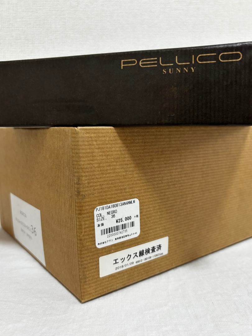 PELLICO SUNNY/ペリーコサニー　サンダル　ブラック　36