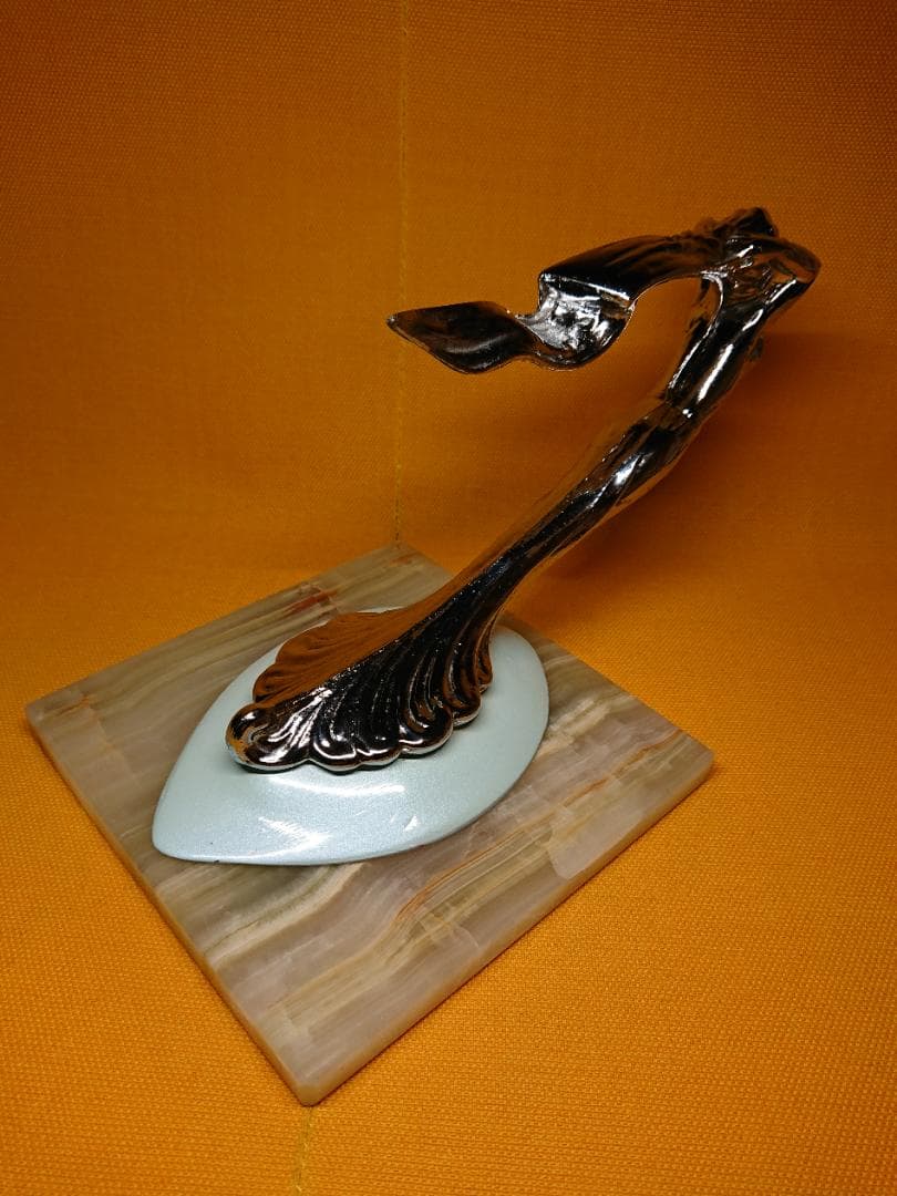 女神　アート　金属　ビンテージ　置物　インテリア　工芸品　美術品　A2958