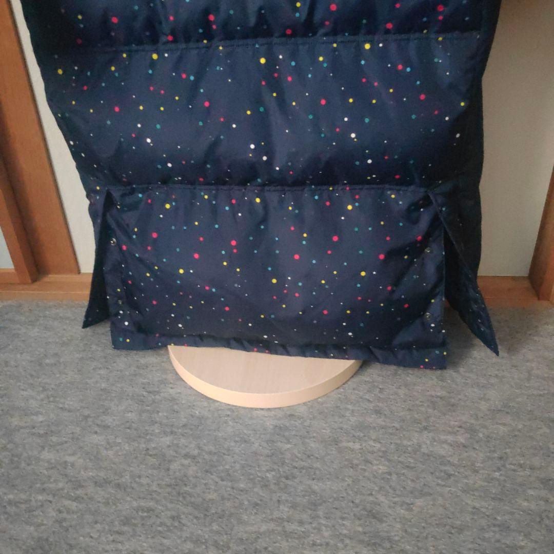 美品！SVOLME ダウンコート ネイビー ドット柄