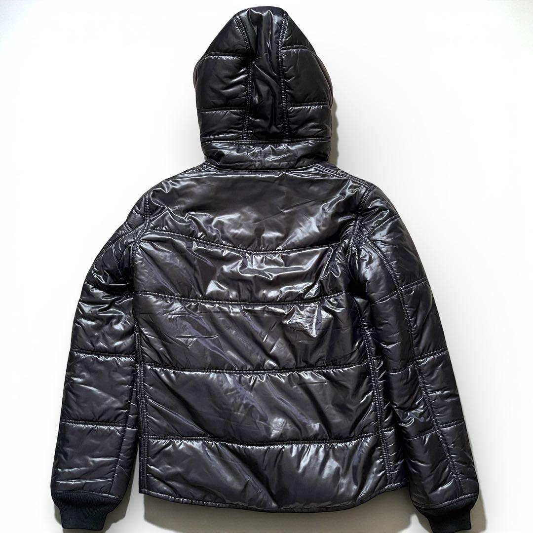 美品 HYSTERIC GLAMOUR 光沢 ナイロンジャケ 裏地総柄 サイズL