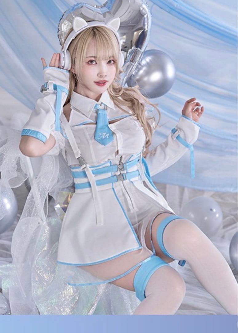 Y3Kデジタルシアーキャットコスチューム【Malymoon/マリームーン】