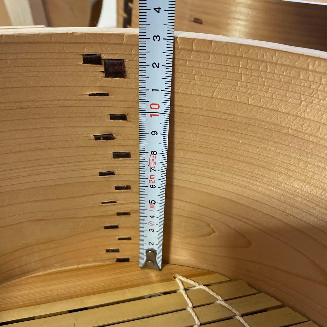 大型　曲げわっぱのセイロ　二段