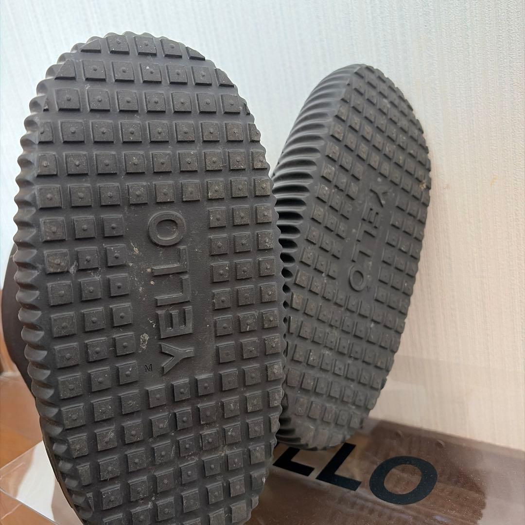 YELLO FLAT TIRE ブラックロングブーツ Mサイズ