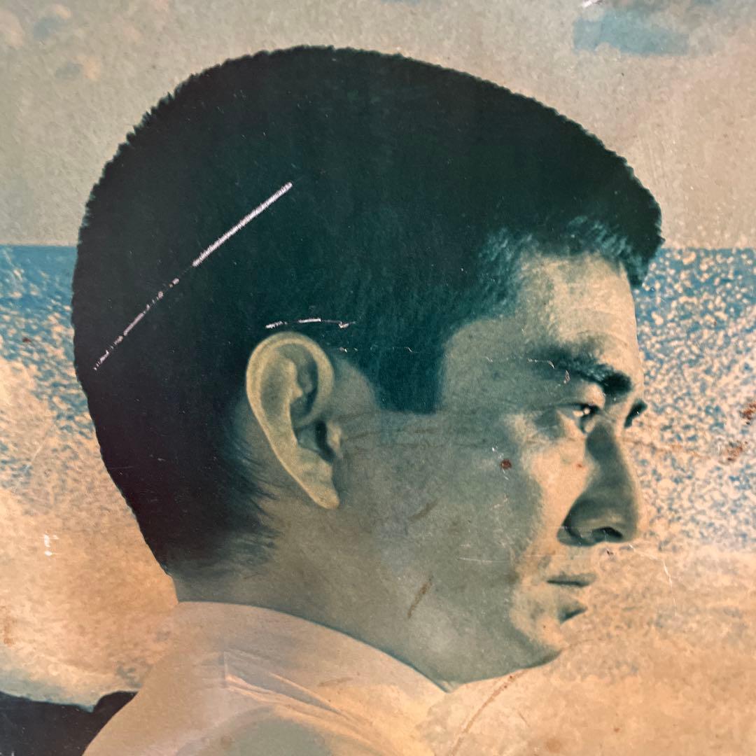 高倉健さんアサヒビール大型ブリキ看板（レプリカものではありません）