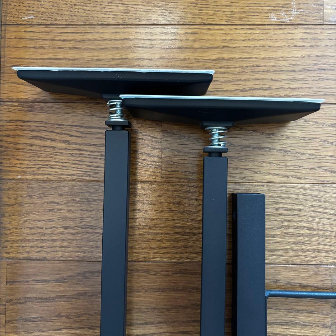 ニトリ　突っ張り壁面収納Nポルダ 幅80cm仕様　ブラウン