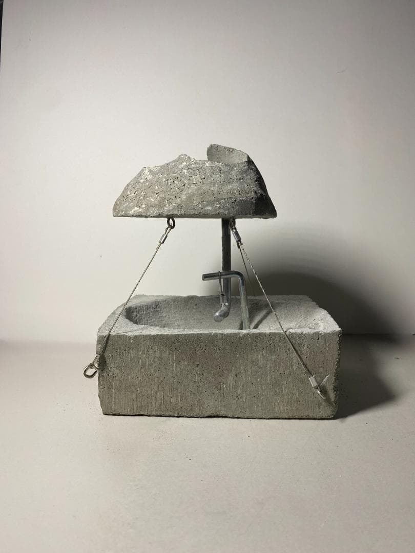 テンセグリティ 小物用オブジェ 灰皿｜コンクリート 一点もの