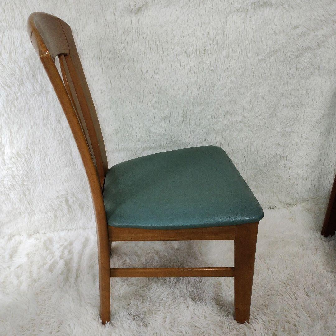 カリモク　クラシック　ヴィンテージ　レザーチェア　ダイニングチェア