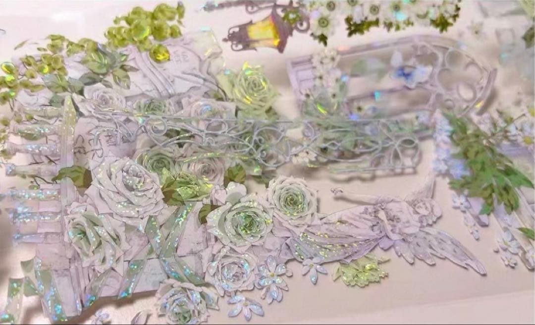 花柒所《郁郁葱葱》海外マスキングテープ　マステ 【2331】