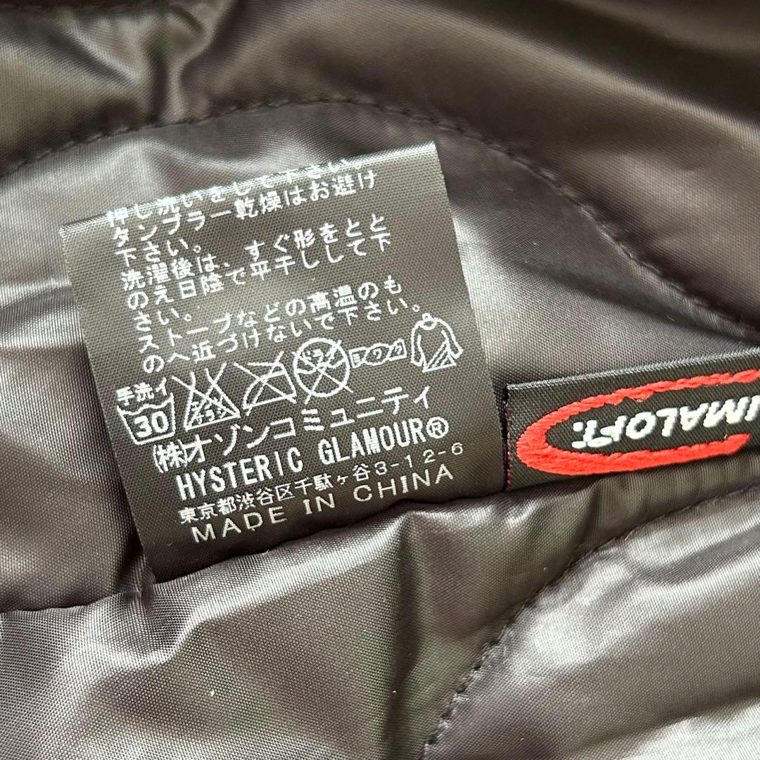 レア！HystericGlamour プリマロフトフード付きモッズコート 黒