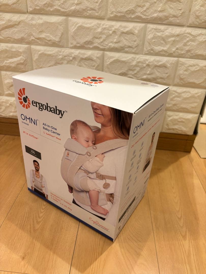 エルゴベビー オムニブリーズ抱っこ紐 サンドベージュ メッシュ