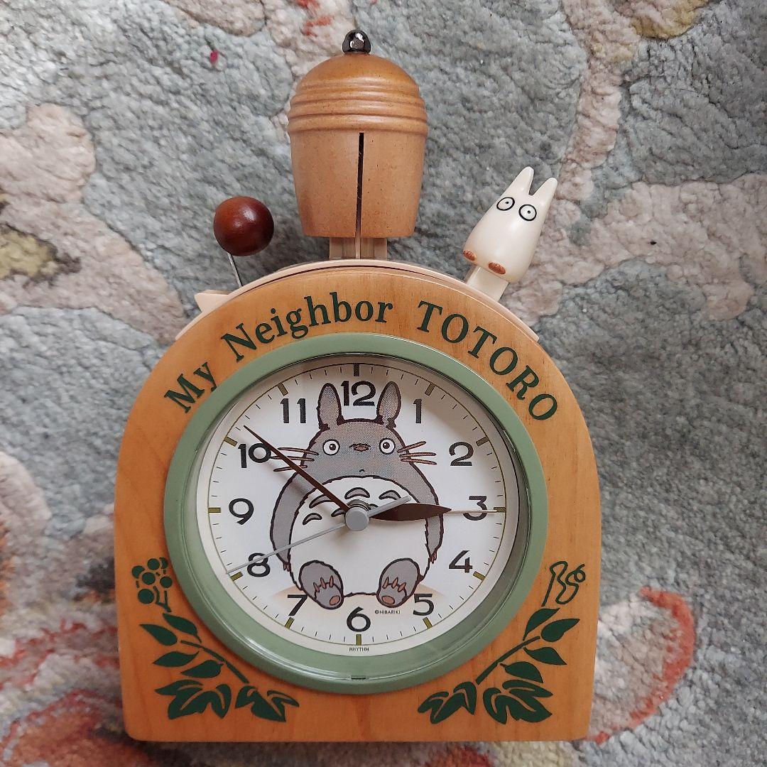 ○となりのトトロ置時計　新品未使用