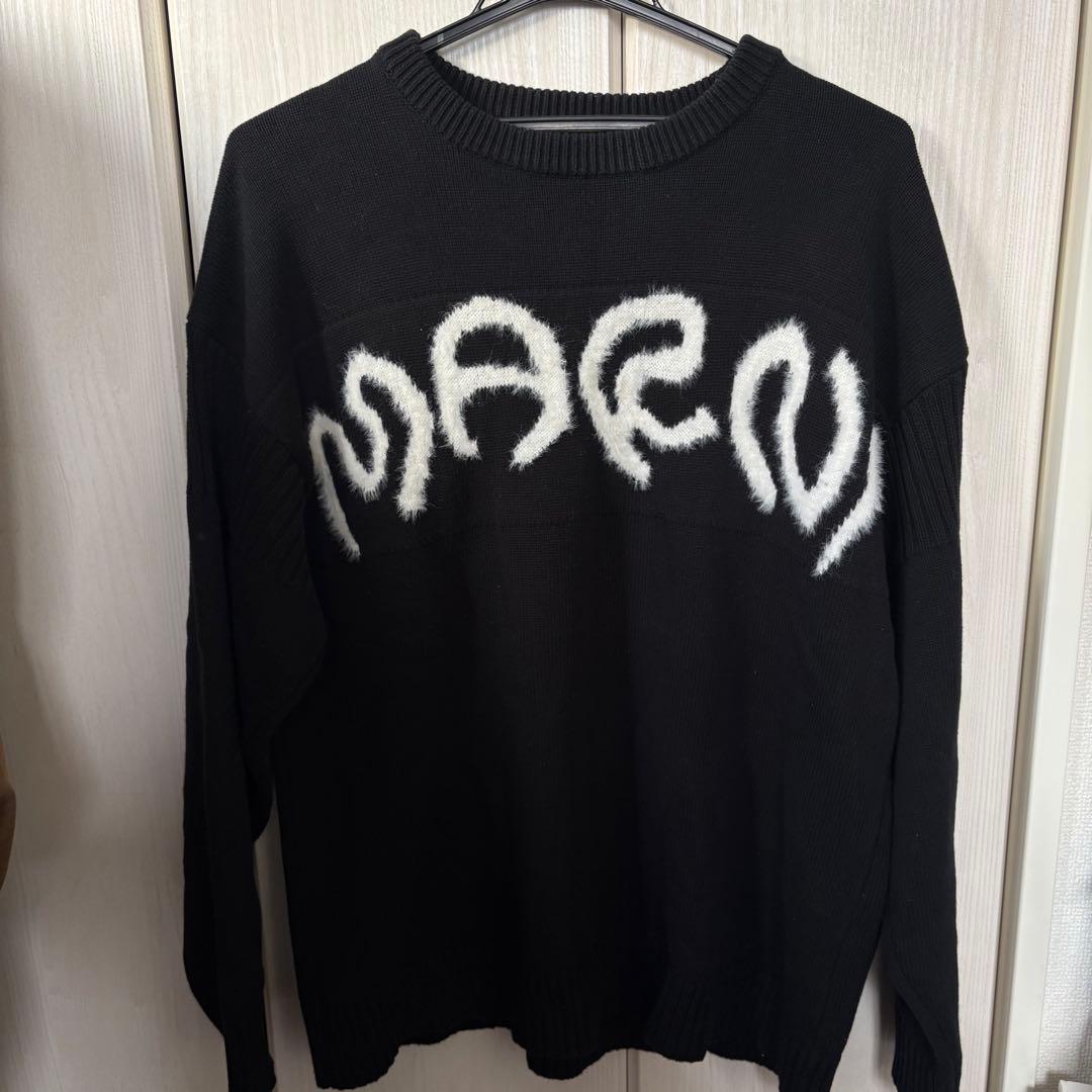 MARNI ブラック ニットトレーナー