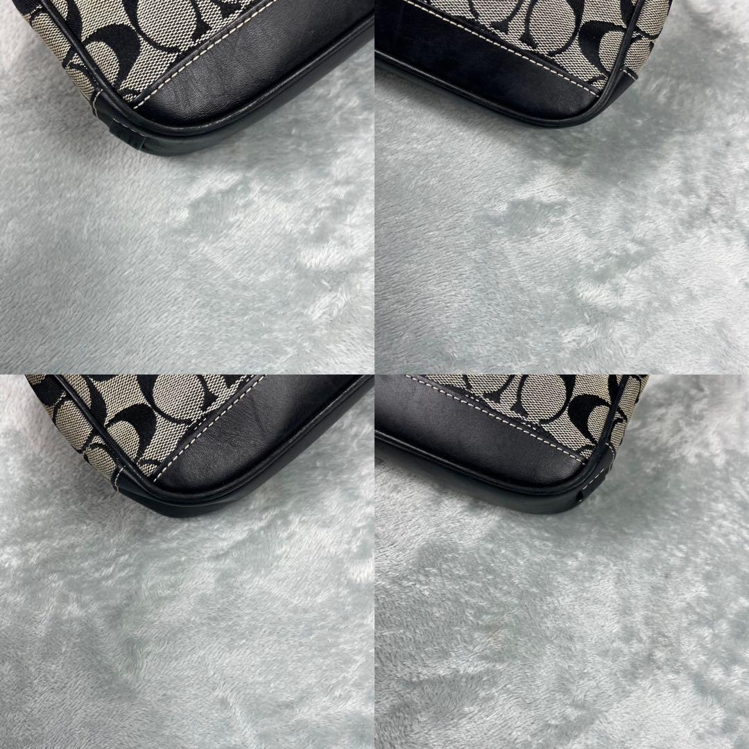 Coach コーチ アクセサリーポーチ グレー系 シグネチャー