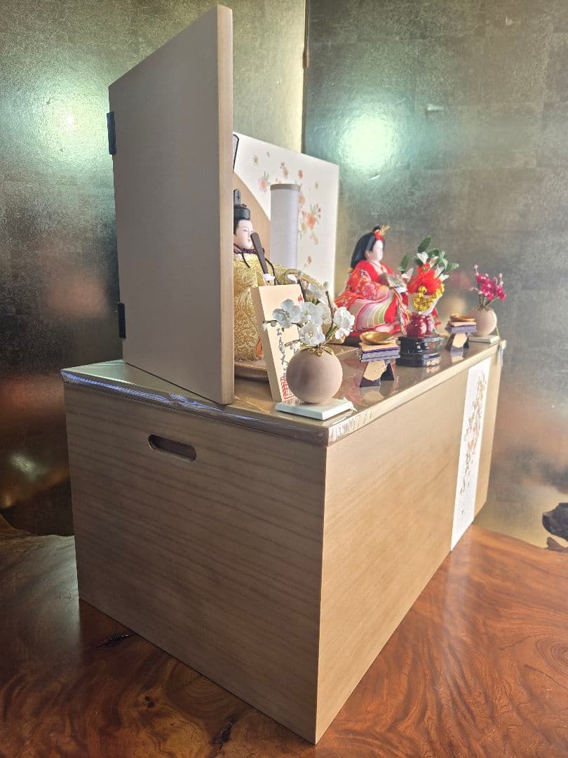 【一点限り】雛人形 収納飾り　SH38