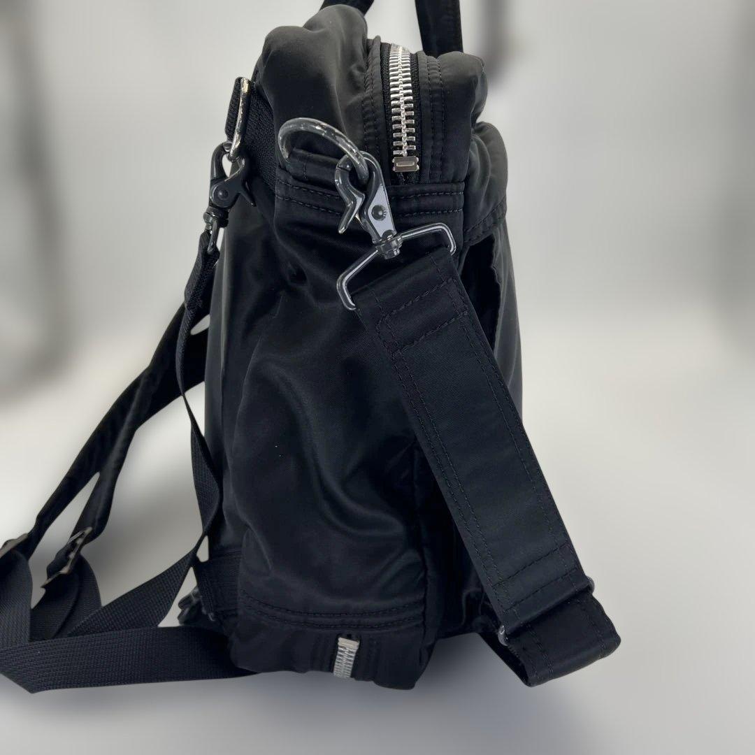 PORTER ポーター タンカー 3WAY ブリーフケース 黒 一層式　美品ロゴ