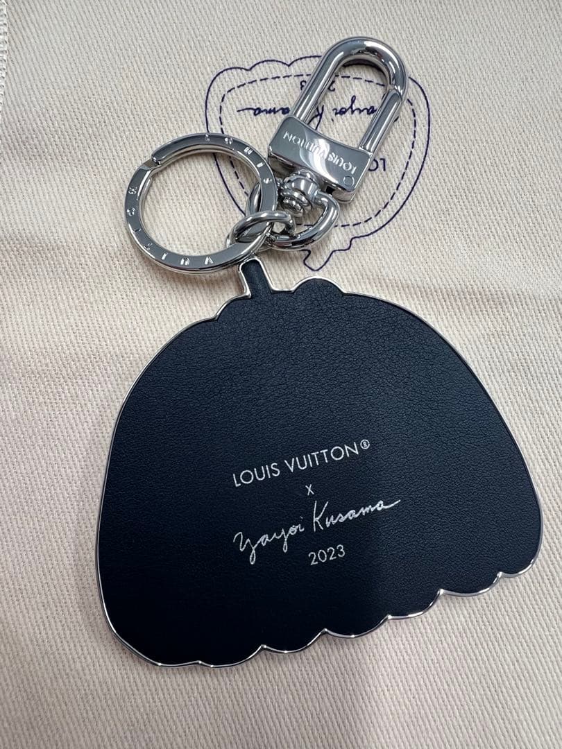 ルイヴィトン　ポルト　クレ　パンプキン　キーリング